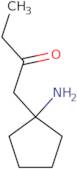 1-(1-Aminocyclopentyl)butan-2-one