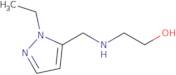 2-{[(1-Ethyl-1H-pyrazol-5-yl)methyl]amino}ethan-1-ol