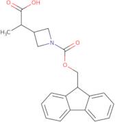 2-(1-{[(9H-Fluoren-9-yl)methoxy]carbonyl}azetidin-3-yl)propanoic acid