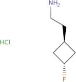 2-[(1R,3S)-3-Fluorocyclobutyl]ethan-1-amine hydrochloride