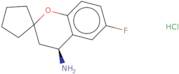 (4S)-6-Fluoro-3,4-dihydrospiro[1-benzopyran-2,1'-cyclopentane]-4-amine hydrochloride