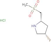 (2S,4S)-4-Fluoro-2-(methanesulfonylmethyl)pyrrolidine hydrochloride