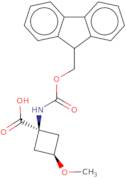 rac-(1S,3S)-1-({[(9H-Fluoren-9-yl)methoxy]carbonyl}amino)-3-methoxycyclobutane-1-carboxylic acid