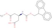 (3S)-3-({[(9H-Fluoren-9-yl)methoxy]carbonyl}amino)-5-methoxy-5-oxopentanoic acid