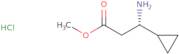 Methyl (3S)-3-amino-3-cyclopropylpropanoate hydrochloride