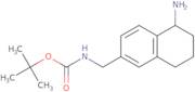 tert-Butyl N-[(5-amino-5,6,7,8-tetrahydronaphthalen-2-yl)methyl]carbamate