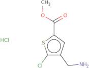 Methyl 4-(aminomethyl)-5-chlorothiophene-2-carboxylate hydrochloride