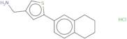 [5-(5,6,7,8-Tetrahydronaphthalen-2-yl)thiophen-3-yl]methanamine hydrochloride