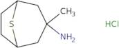 3-Methyl-8-thiabicyclo[3.2.1]octan-3-amine hydrochloride