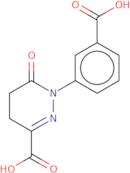 1-(3-Carboxyphenyl)-6-oxo-1,4,5,6-tetrahydropyridazine-3-carboxylic acid