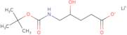 5-{[(tert-butoxy)carbonyl]amino}-4-hydroxypentanoate lithium