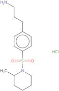 3-{4-[(2-Methylpiperidin-1-yl)sulfonyl]phenyl}propan-1-amine hydrochloride