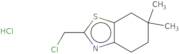 2-(Chloromethyl)-6,6-dimethyl-4,5,6,7-tetrahydro-1,3-benzothiazole hydrochloride