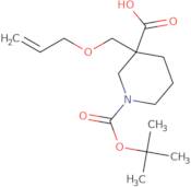 1-[(tert-Butoxy)carbonyl]-3-[(prop-2-en-1-yloxy)methyl]piperidine-3-carboxylic acid