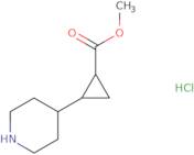 rac-Methyl (1R,2S)-2-(piperidin-4-yl)cyclopropane-1-carboxylate hydrochloride