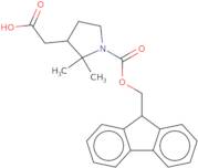 2-(1-{[(9H-Fluoren-9-yl)methoxy]carbonyl}-2,2-dimethylpyrrolidin-3-yl)acetic acid