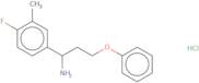 1-(4-Fluoro-3-methylphenyl)-3-phenoxypropan-1-amine hydrochloride