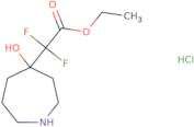 Ethyl 2,2-difluoro-2-(4-hydroxyazepan-4-yl)acetate hydrochloride