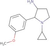 rac-(2R,3S)-1-Cyclopropyl-2-(3-methoxyphenyl)pyrrolidin-3-amine