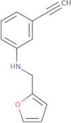 3-Ethynyl-N-(furan-2-ylmethyl)aniline