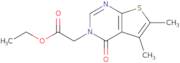 Ethyl 2-{5,6-dimethyl-4-oxo-3H,4H-thieno[2,3-d]pyrimidin-3-yl}acetate
