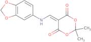 5-((Benzo[3,4-d]1,3-dioxolen-5-ylamino)methylene)-2,2-dimethyl-1,3-dioxane-4,6-dione