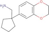 [1-(2,3-Dihydro-1,4-benzodioxin-6-yl)cyclopentyl]methanamine