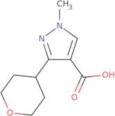 1-Methyl-3-(oxan-4-yl)-1H-pyrazole-4-carboxylic acid