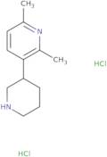 2,6-Dimethyl-3-(piperidin-3-yl)pyridine dihydrochloride