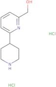 (6-(Piperidin-4-yl)pyridin-2-yl)methanol dihydrochloride