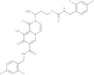 Des-butanoyl 3,4-didehydro-N-butyl(2,4-difluorobenzyl)carbamate dolutegravir