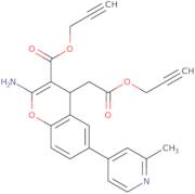 Prop-2-yn-1-yl 2-amino-6-(2-methylpyridin-4-yl)-4-(2-oxo-2-(prop-2-yn-1-yloxy)ethyl)-4H-chromene...