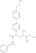 (1R,2R)-N-((2R,3R)-2-Amino-3-methoxybutyl)-N-(4'-(methoxymethyl)-[1,1'-biphenyl]-4-yl)-2-(pyridin-2-yl)cyclopropane-1-carboxamide