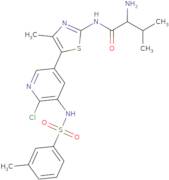 (S)-2-Amino-N-(5-(6-chloro-5-(3-methylphenylsulfonamido)pyridin-3-yl)-4-methylthiazol-2-yl)-3-methylbutanamide