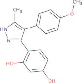 4-[4-(4-Methoxyphenyl)-5-methyl-1H-pyrazol-3-yl]benzene-1,3-diol