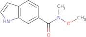 N-Methoxy-N-methyl-1H-indole-6-carboxamide