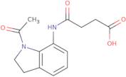 4-[(1-Acetyl-2,3-dihydro-1H-indol-7-yl)amino]-4-oxobutanoic acid