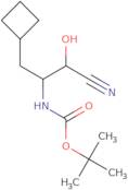 N-[2-Cyano-1-(cyclobutylmethyl)-2-hydroxyethyl]-carbamic acid 1,1-dimethylethyl ester