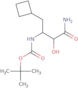 N-[3-Amino-1-(cyclobutylmethyl)-2-hydroxy-3-oxopropyl]-carbamic Acid 1,1-Dimethylethyl Ester