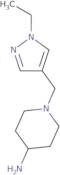 1-[(1-Ethyl-1H-pyrazol-4-yl)methyl]piperidin-4-amine