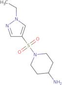 1-[(1-Ethyl-1H-pyrazol-4-yl)sulfonyl]piperidin-4-amine