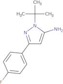 1-tert-Butyl-3-(4-fluorophenyl)-1H-pyrazol-5-amine