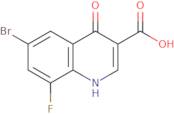 6-Bromo-8-fluoro-4-hydroxyquinoline-3-carboxylic acid