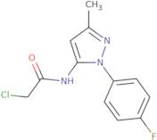 2-Chloro-N-[1-(4-fluorophenyl)-3-methyl-1H-pyrazol-5-yl]acetamide