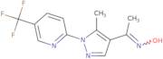 N-(1-{5-Methyl-1-[5-(trifluoromethyl)pyridin-2-yl]-1H-pyrazol-4-yl}ethylidene)hydroxylamine