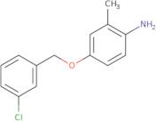 4-[(3-Chlorophenyl)methoxy]-2-methylaniline