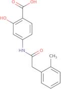 2-Hydroxy-4-[2-(2-methylphenyl)acetamido]benzoic acid