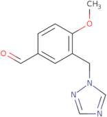 4-Methoxy-3-[1,2,4]triazol-1-ylmethyl-benzaldehyde