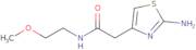 2-(2-Amino-1,3-thiazol-4-yl)-N-(2-methoxyethyl)acetamide