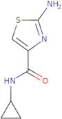 2-Amino-N-cyclopropyl-1,3-thiazole-4-carboxamide